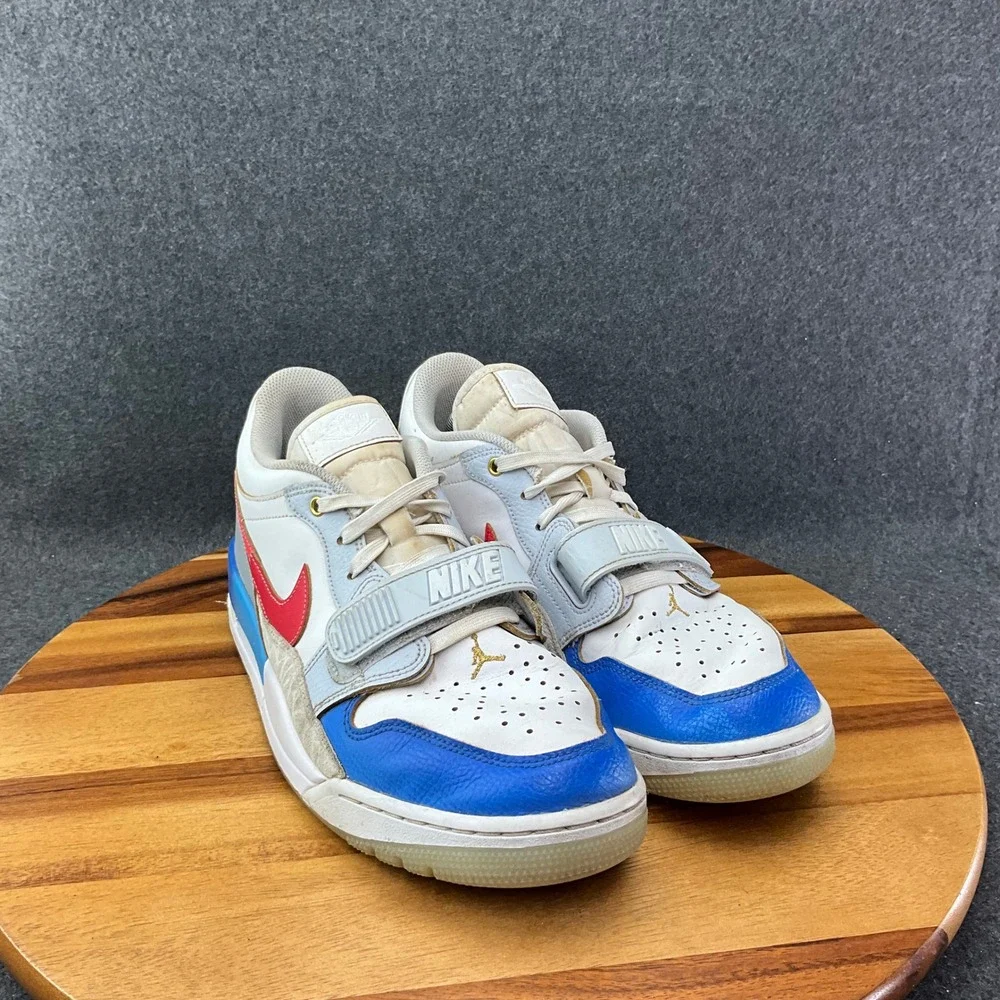 Nike Men's Air Jordan Legacy 312 Low White University Red Blue 10.5 FN8902-161